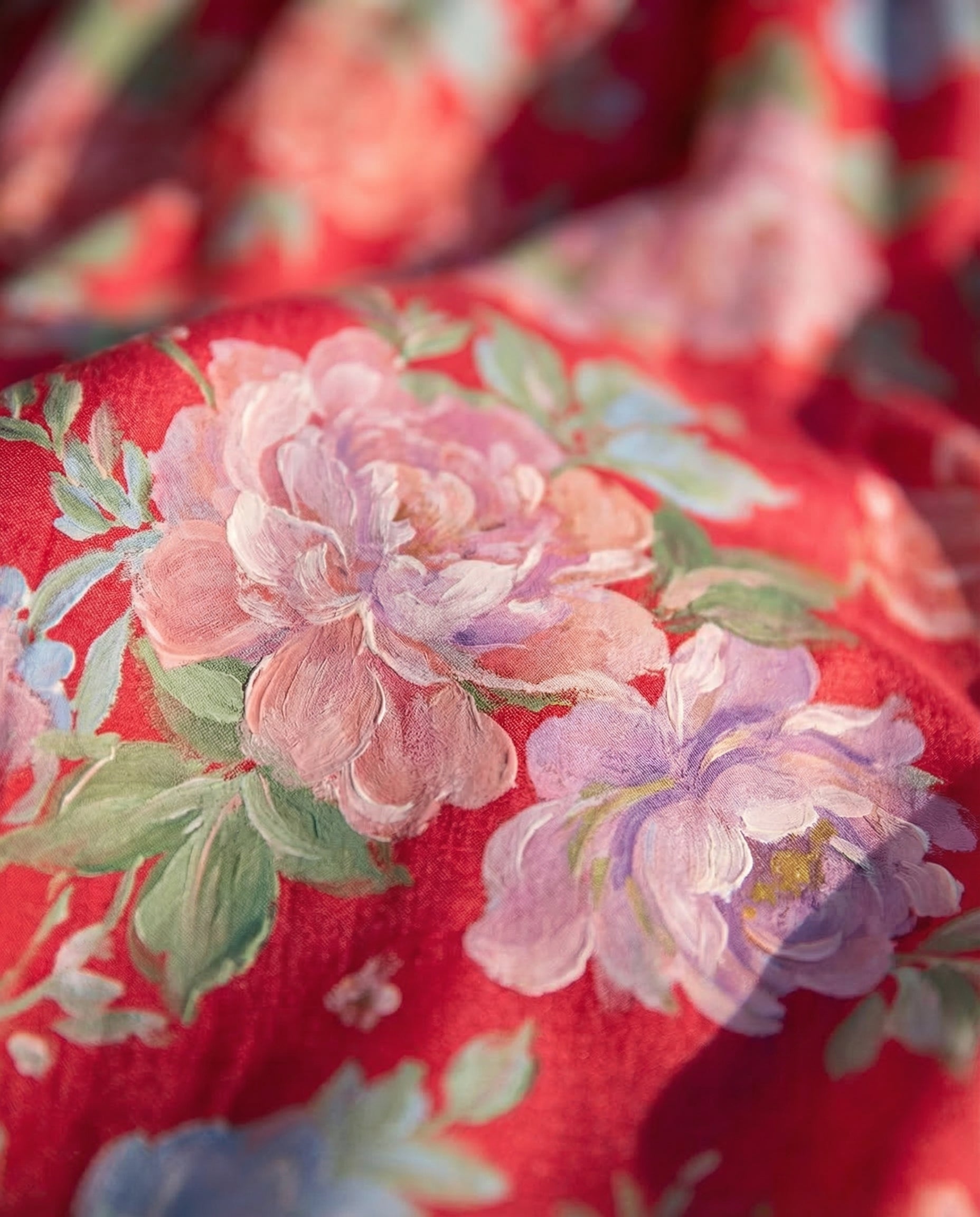 Robe mi-longue femme imprimé floral été casual
