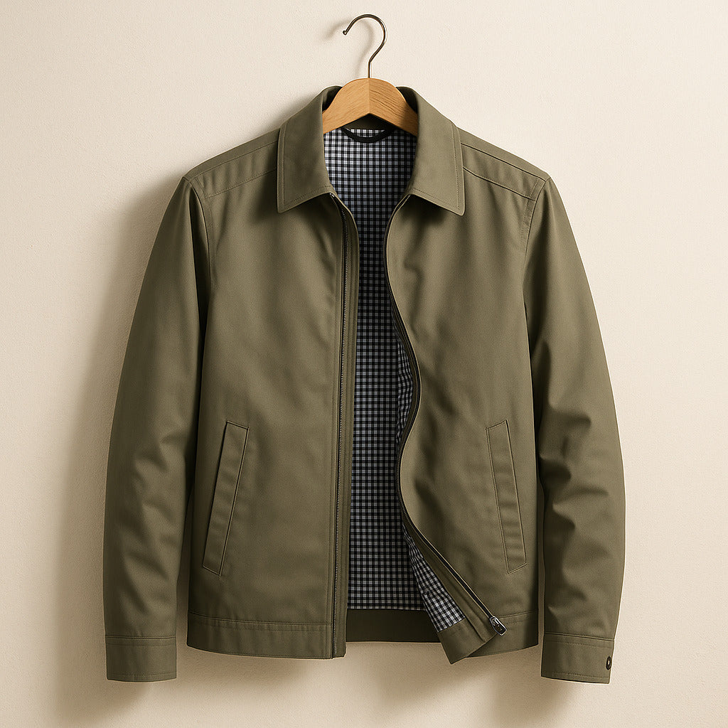 Veste Doublée Homme Coupe Ajustée Polyvalente
