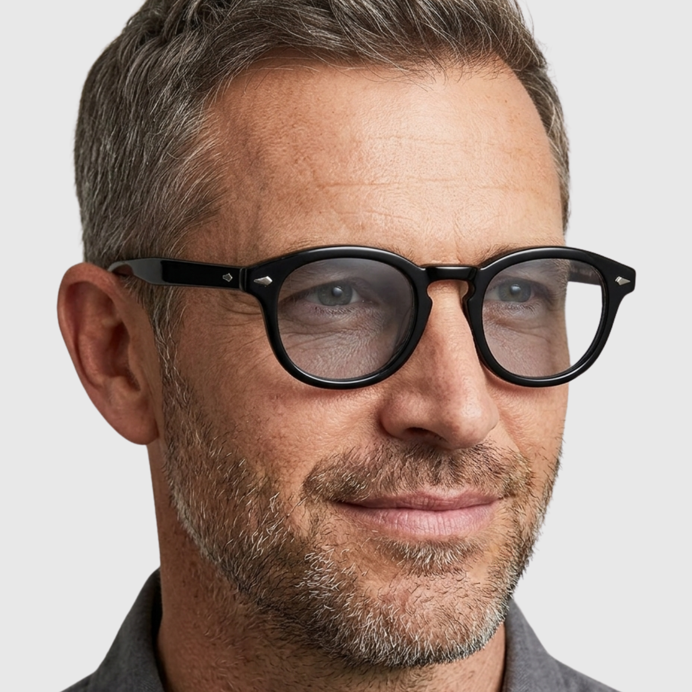 Lunettes de soleil homme rondes verres teintés
