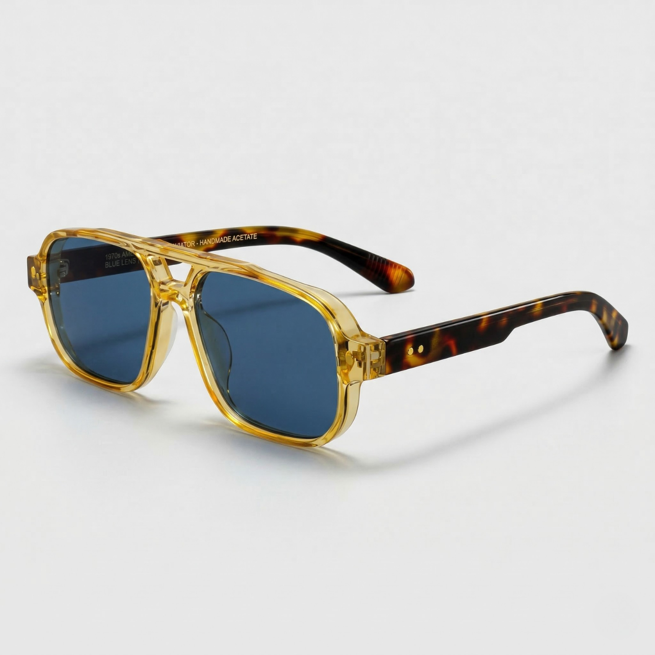Lunettes de soleil oversize unisexe monture large style rétro UV400
