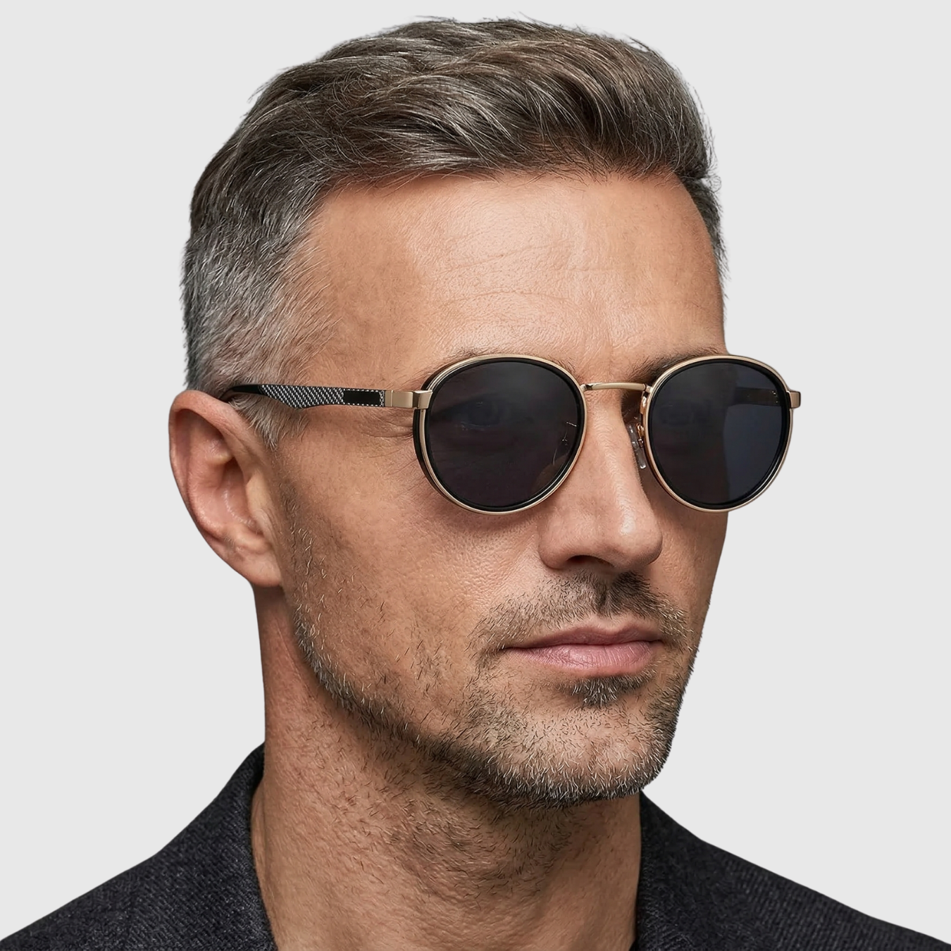 Lunettes de soleil ovales vintage unisexe rétro protection UV