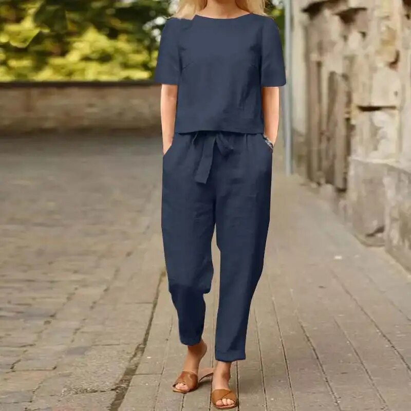 Ensemble femme léger printemps été confort et style