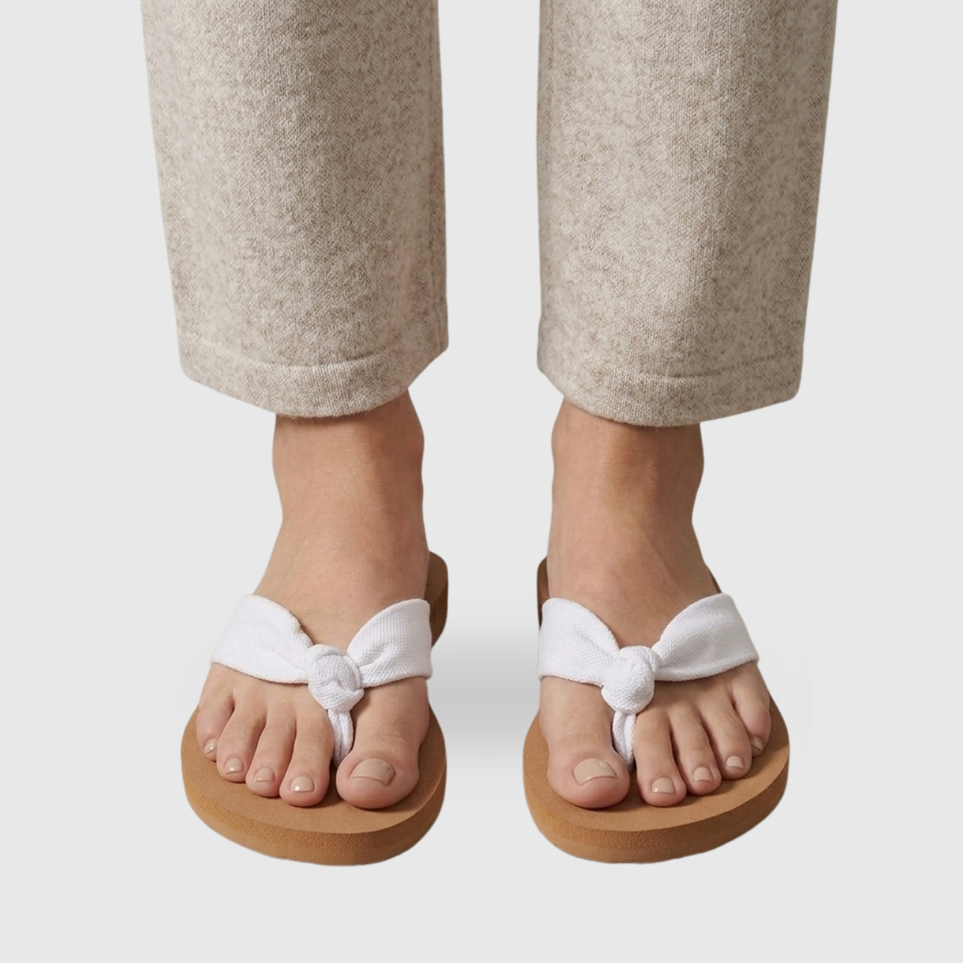 Tongs femme semelle amortissante soutien de voûte slip-on confort