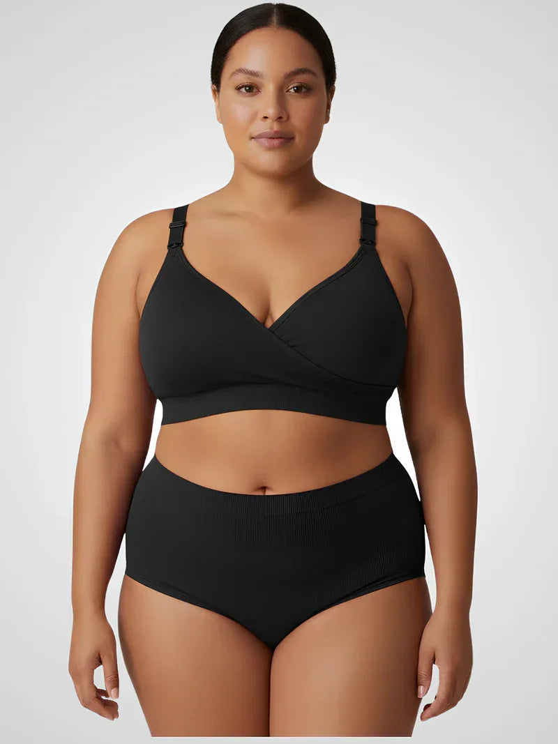 Soutien-Gorge Allaitement Wrap Sans Couture Maintien Doux