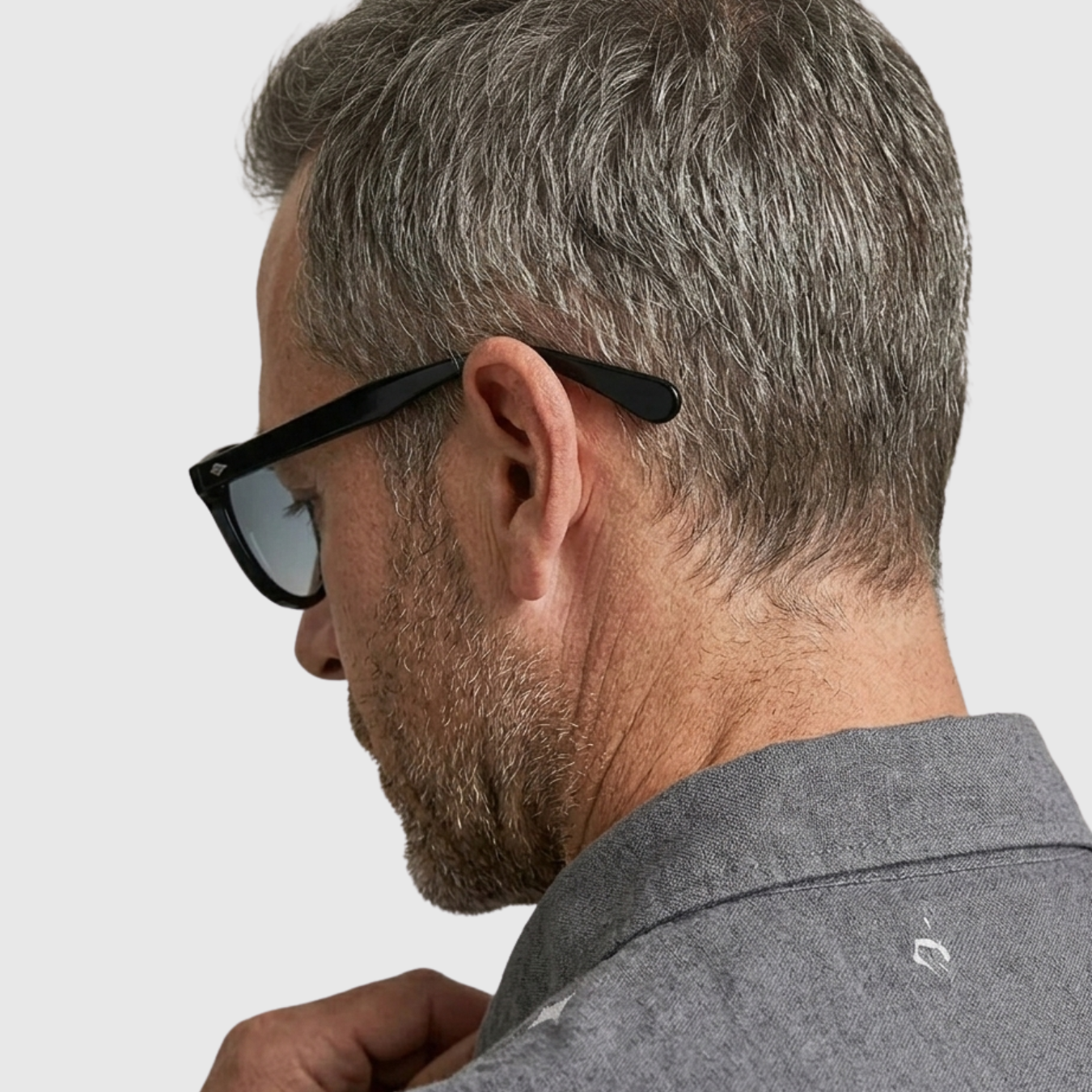 Lunettes de soleil homme rondes verres teintés