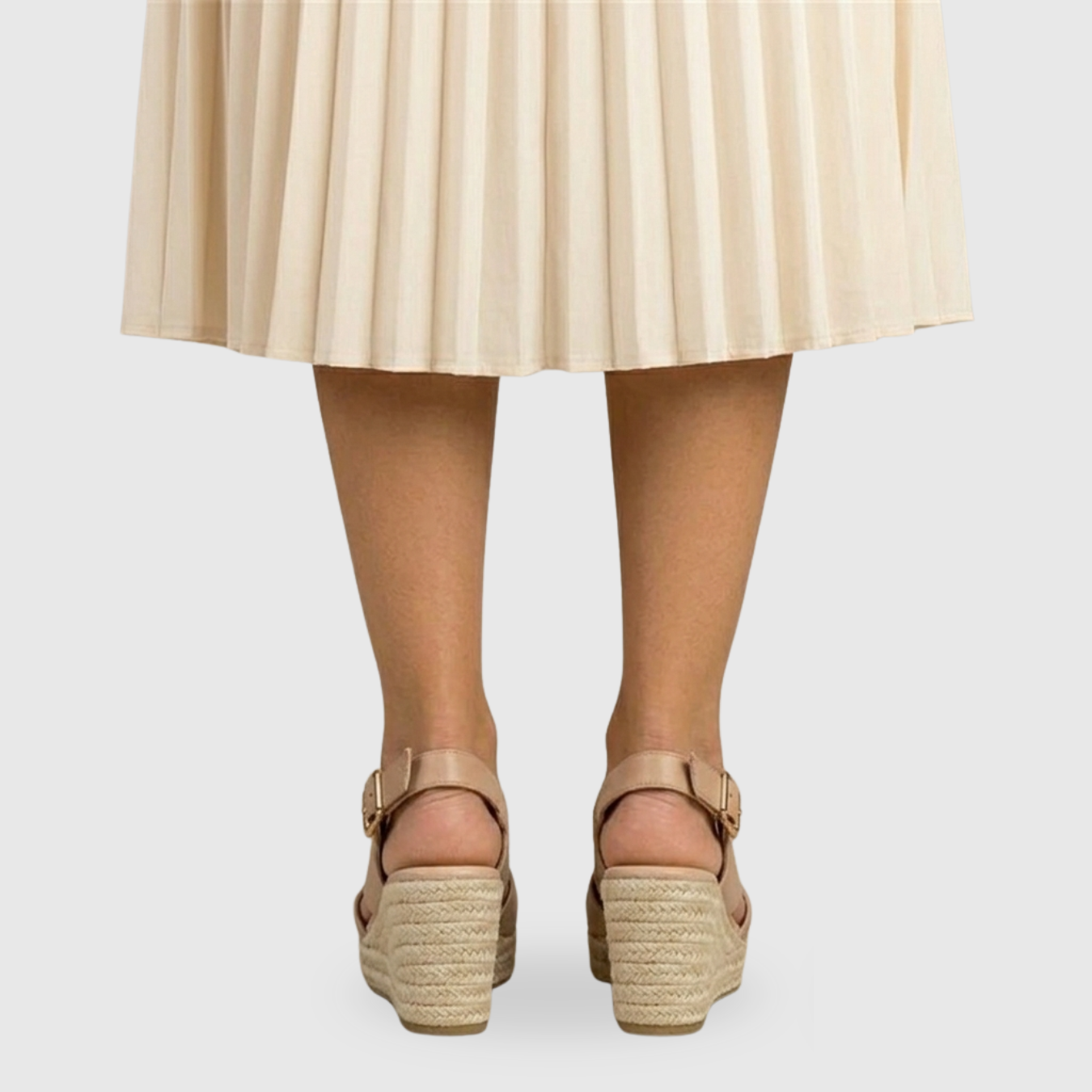 Sandales compensées femme espadrilles brides croisées semelle plateforme