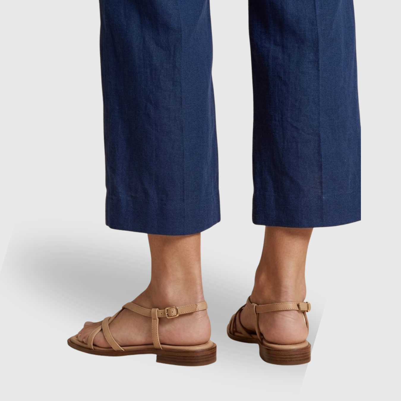 Sandales homme cuir brides croisées semelle plate confort été casual