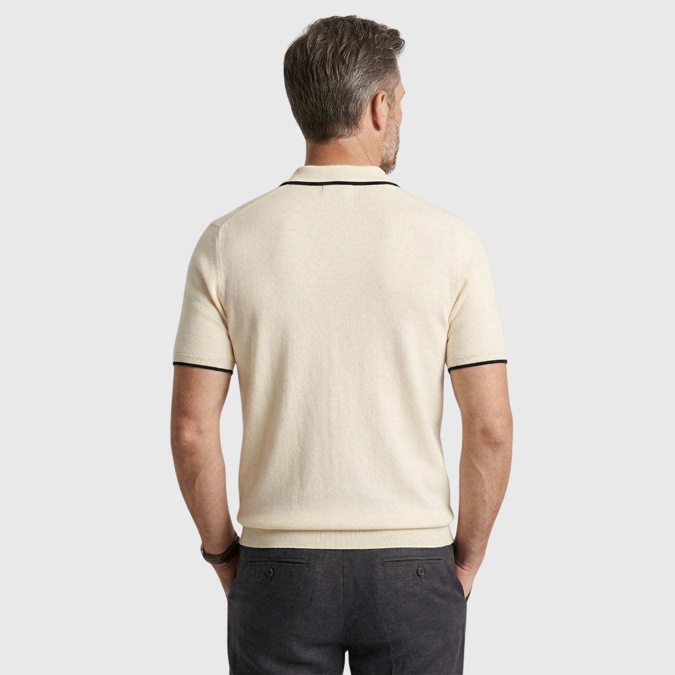 Polo femme sans manches coupe ajustée col polo sans boutons été