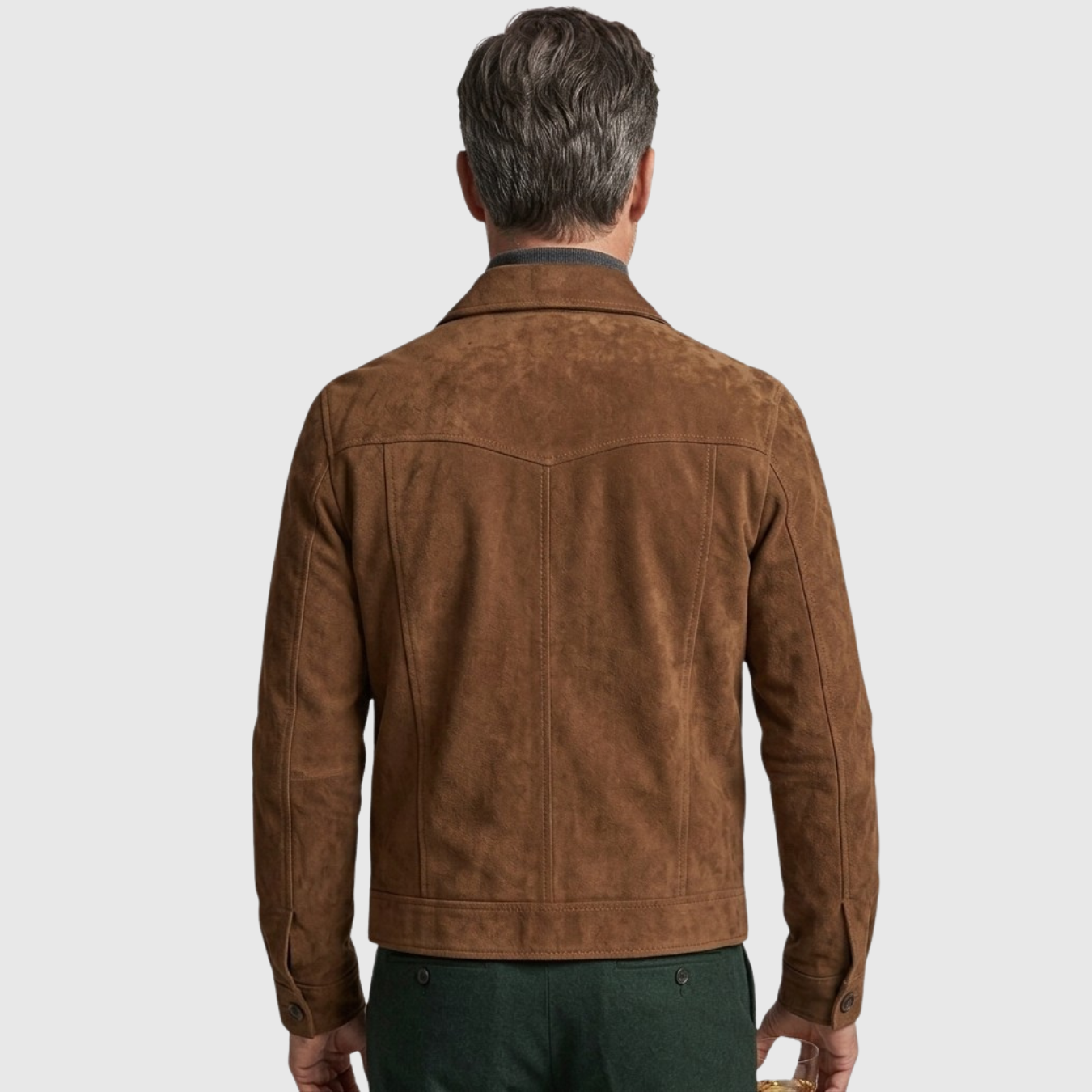 Veste homme zippée coupe structurée style casual élégant