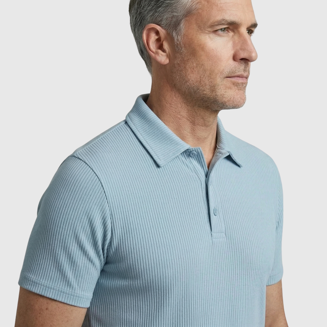 Chemise homme à rayures manches courtes col boutonné coupe décontractée été