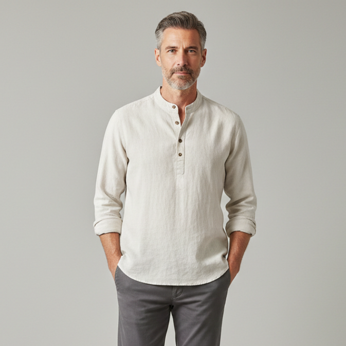 Chemise à col décontracté Kairo