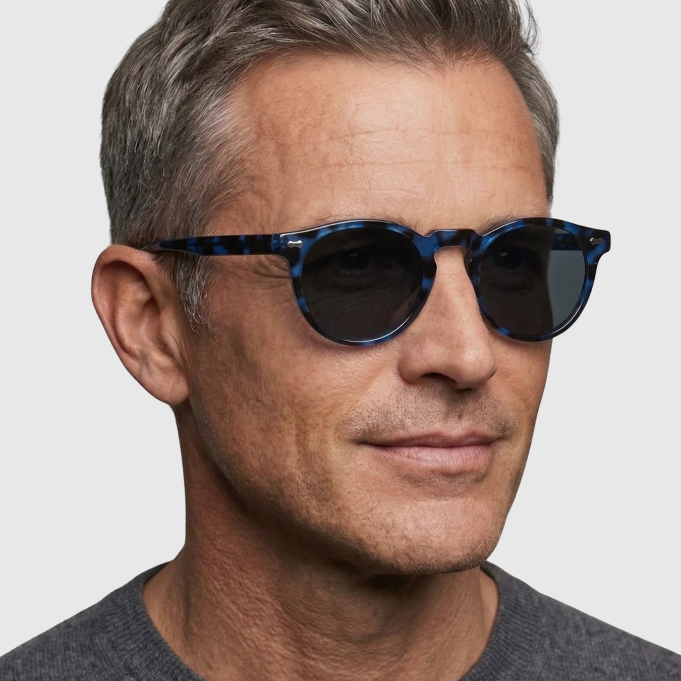Lunettes de soleil homme femme monture carrée style classique protection UV