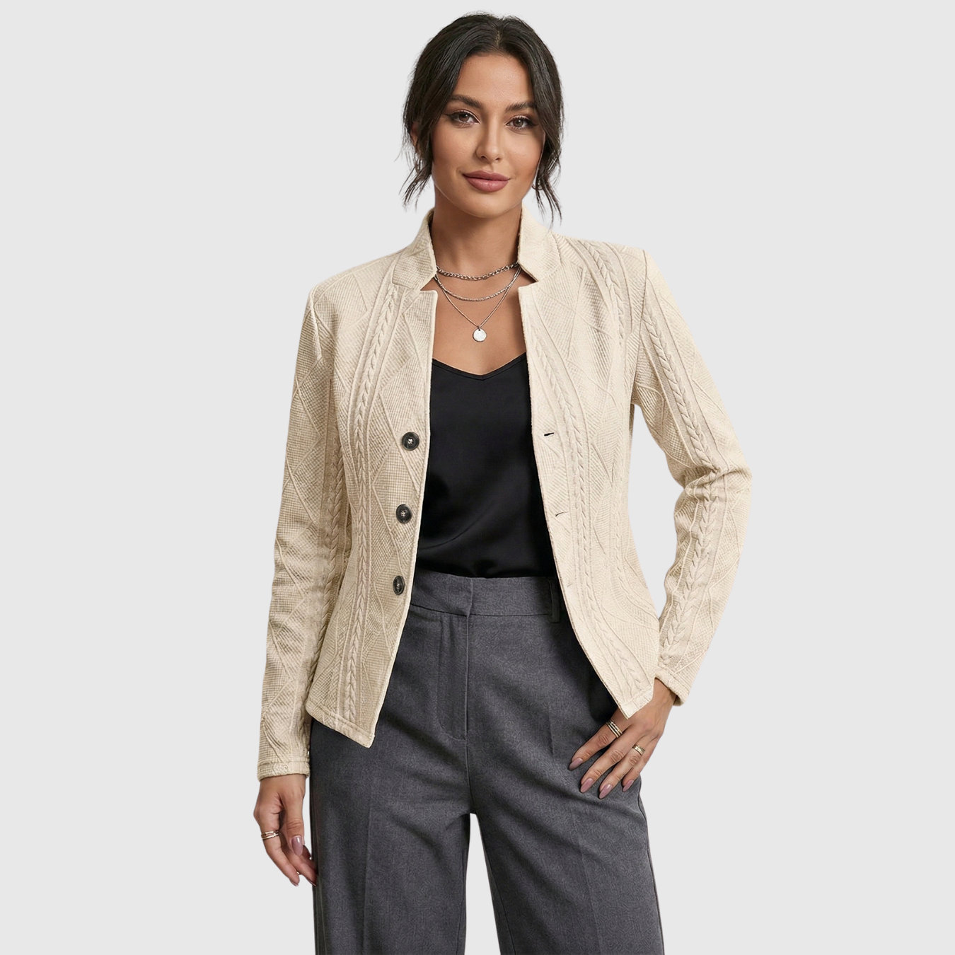 Veste mi-saison femme légère zippée coupe-vent décontractée