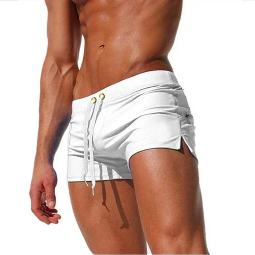 Short de bain homme léger séchage rapide cordon