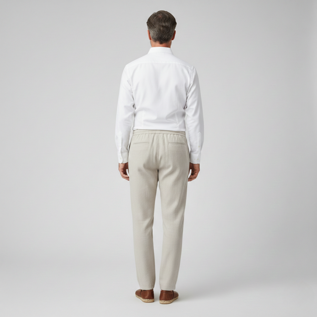 Pantalon court en lin Haru