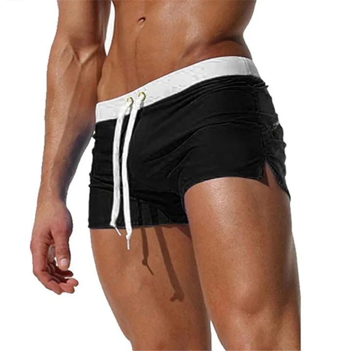 Short de bain homme léger séchage rapide cordon