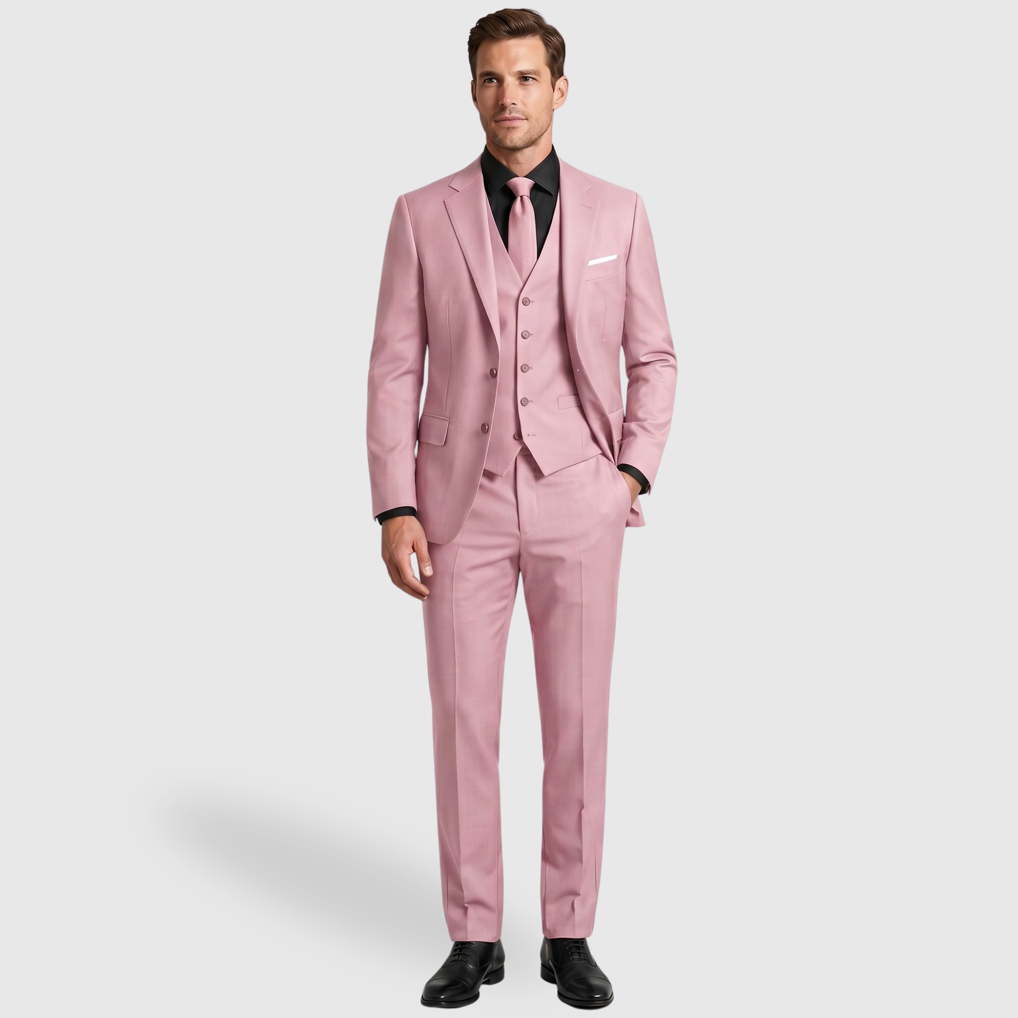 Costume homme 3 pièces coupe slim pour mariage et cérémonie
