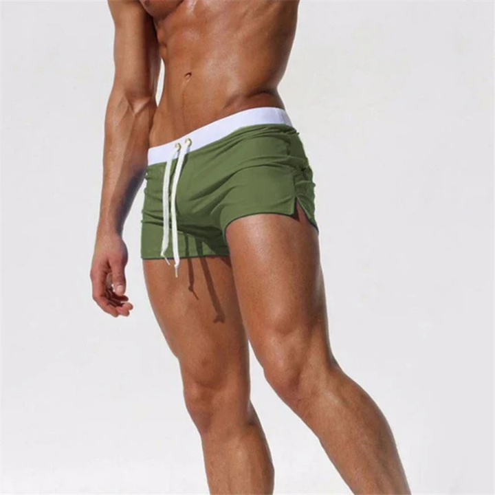 Short de bain homme léger séchage rapide cordon
