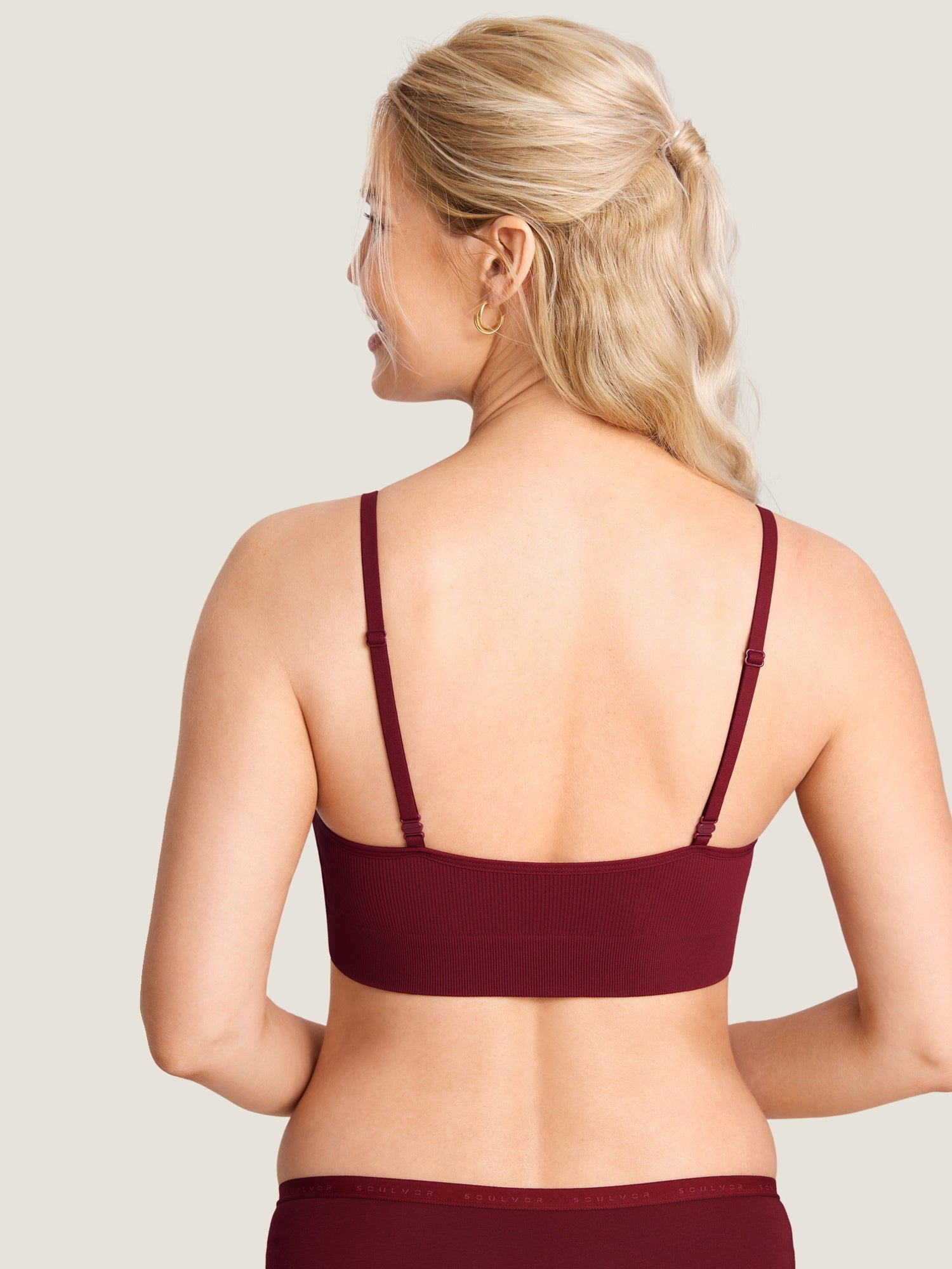 Brassière Allaitement Côtelée Confort Nuit Sans Armature