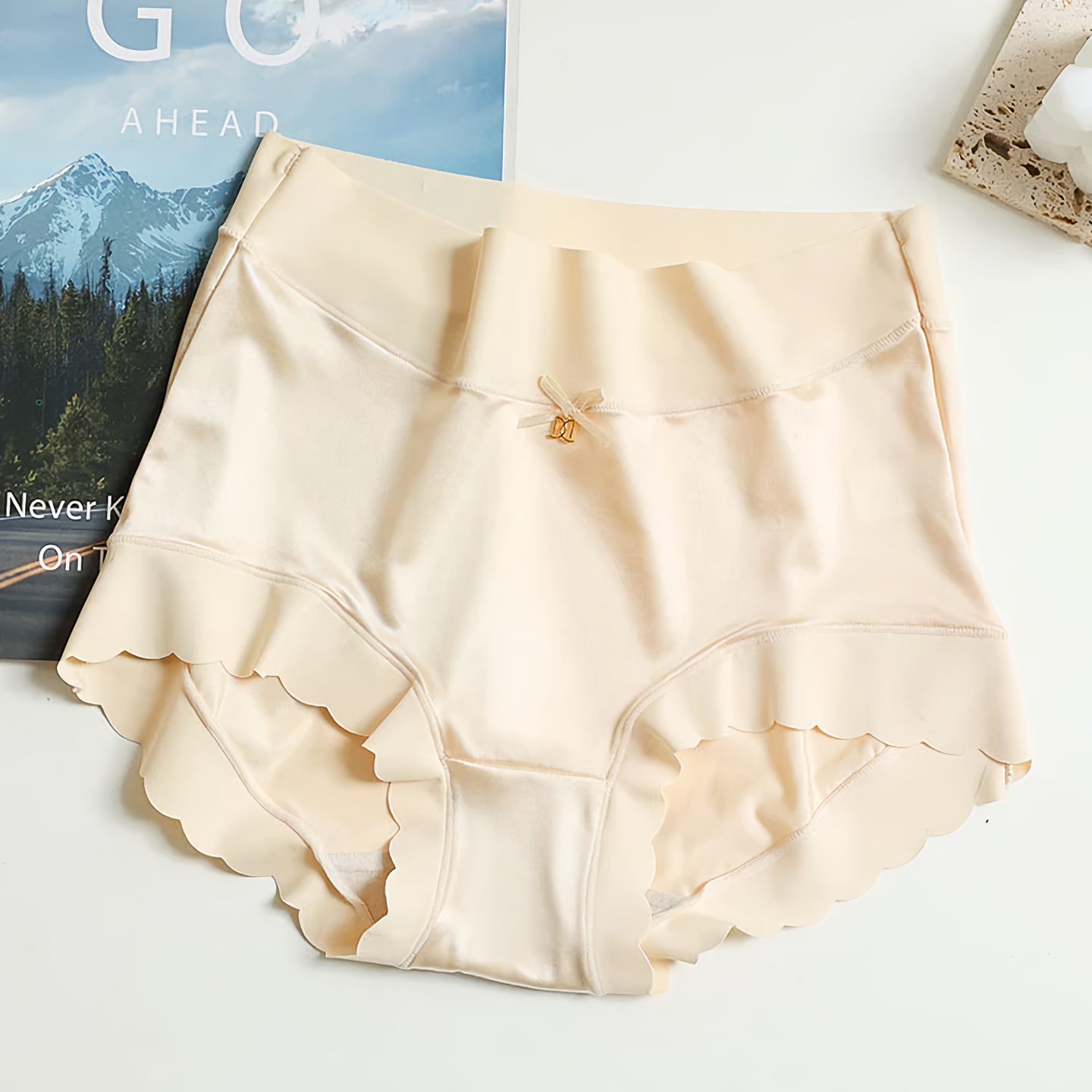 Lot 5 culottes femme satin sans coutures coupe régulière