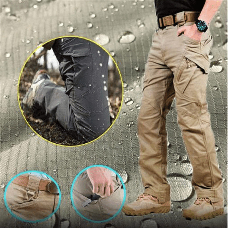 Pantalon cargo homme imperméable tactique outdoor