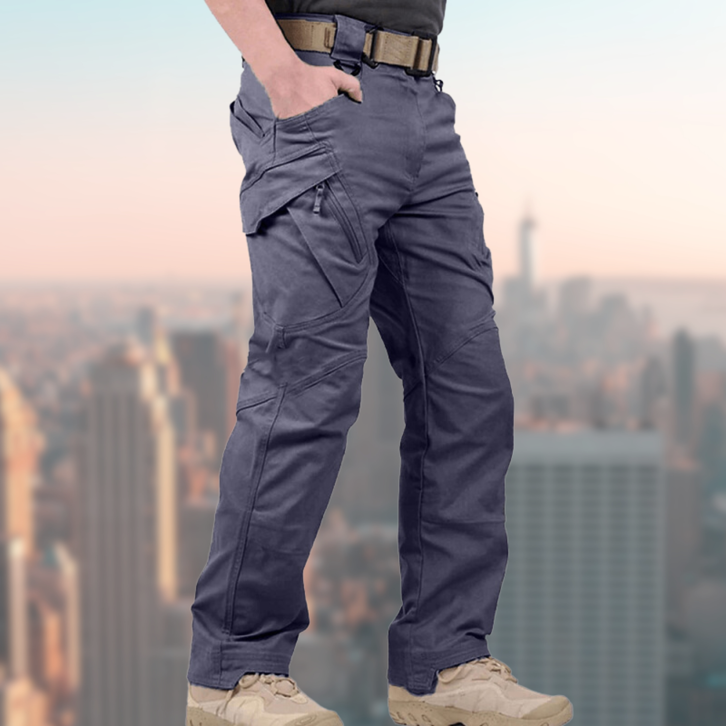 Pantalon cargo homme imperméable tactique outdoor