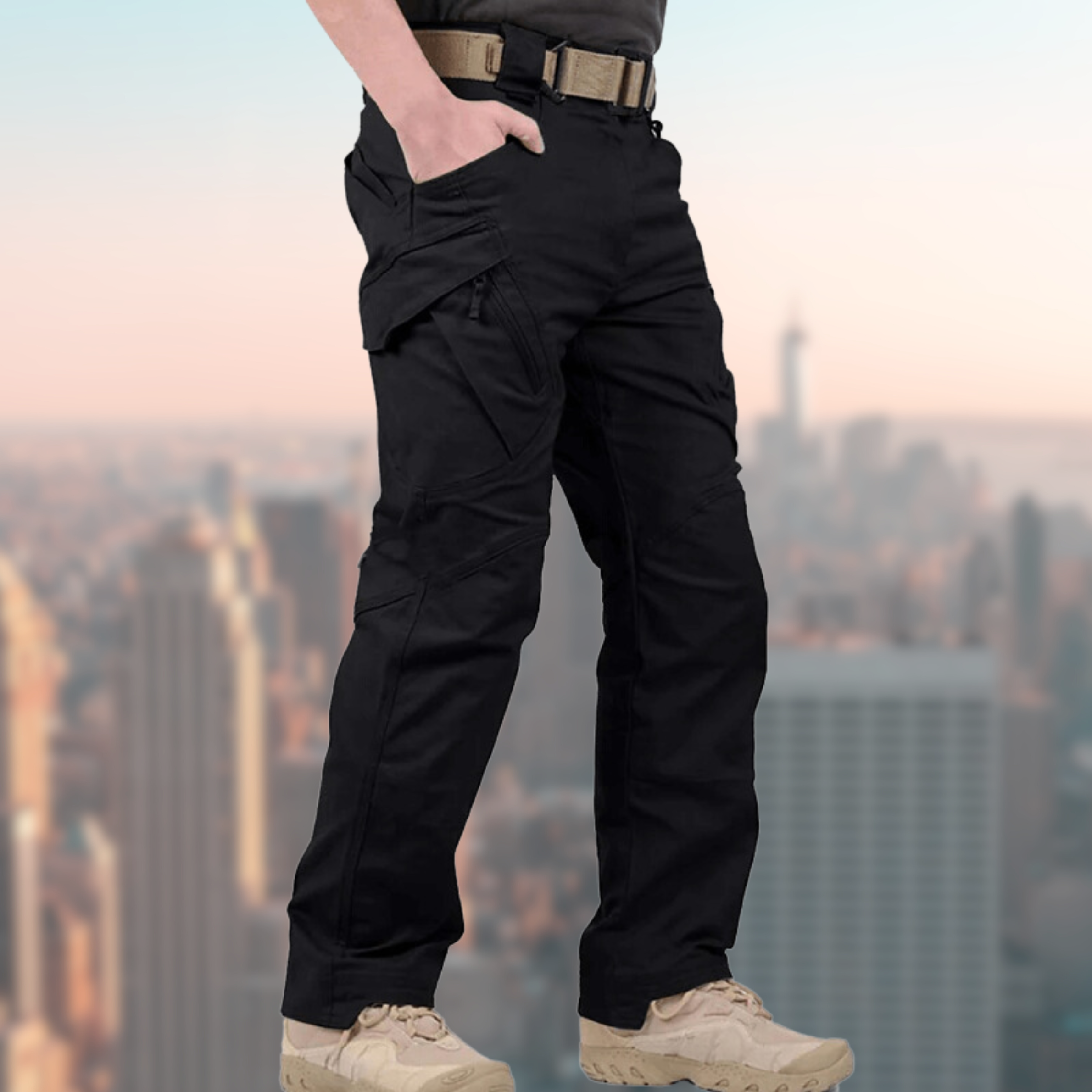 Pantalon cargo homme imperméable tactique outdoor