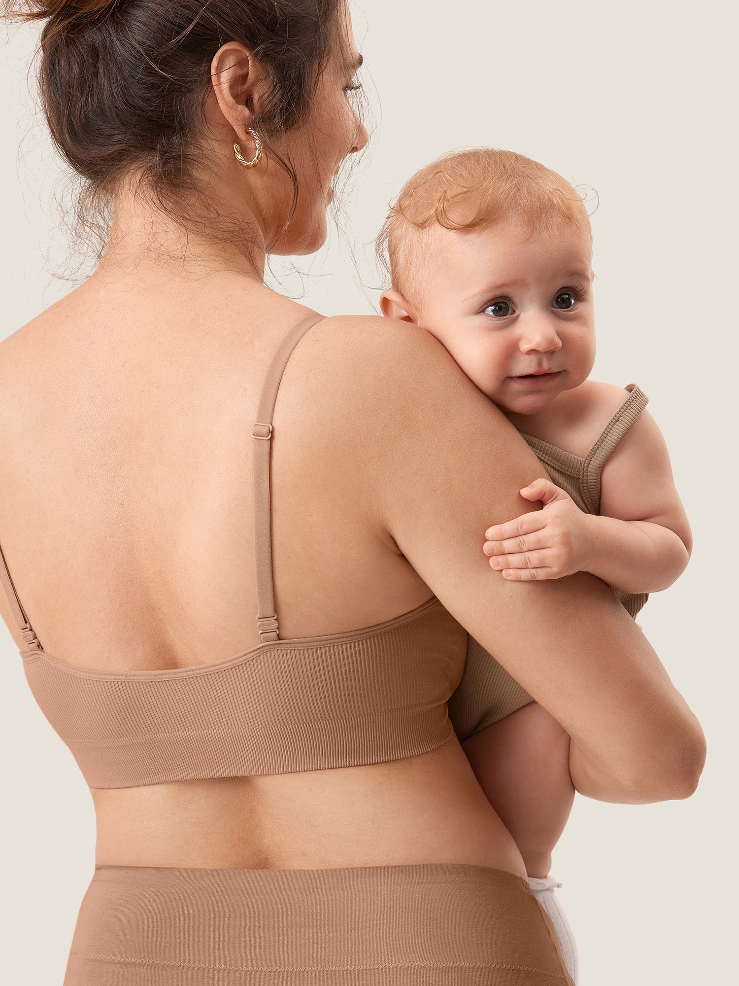 Brassière Allaitement Côtelée Confort Nuit Sans Armature