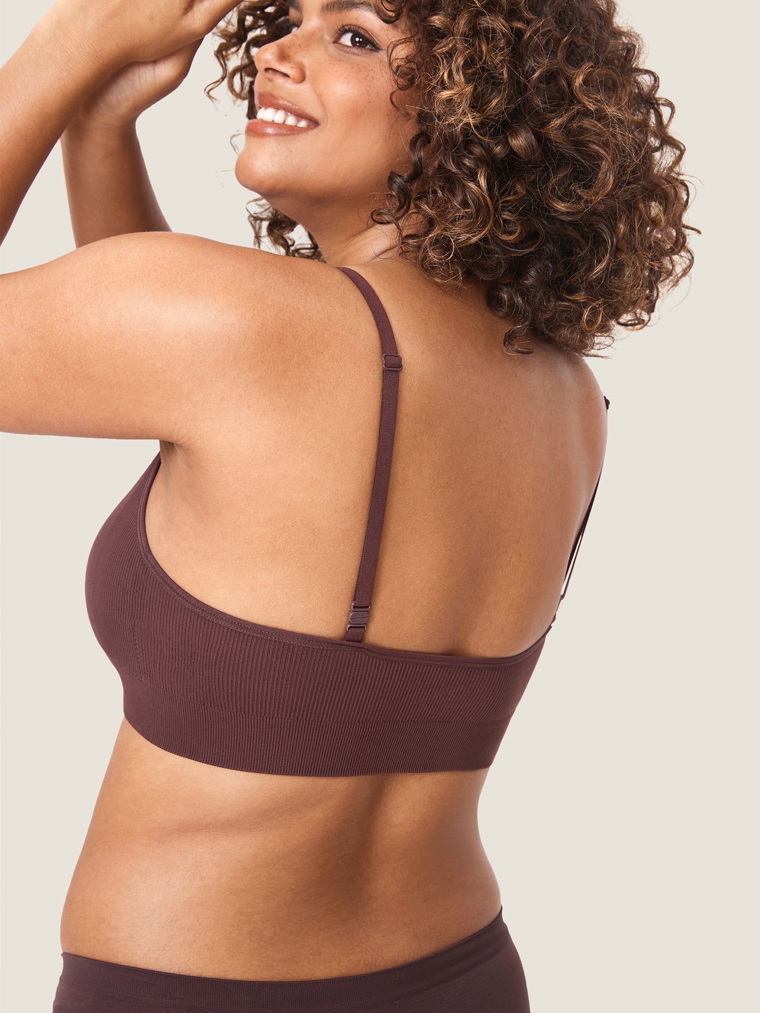 Brassière Allaitement Côtelée Confort Nuit Sans Armature