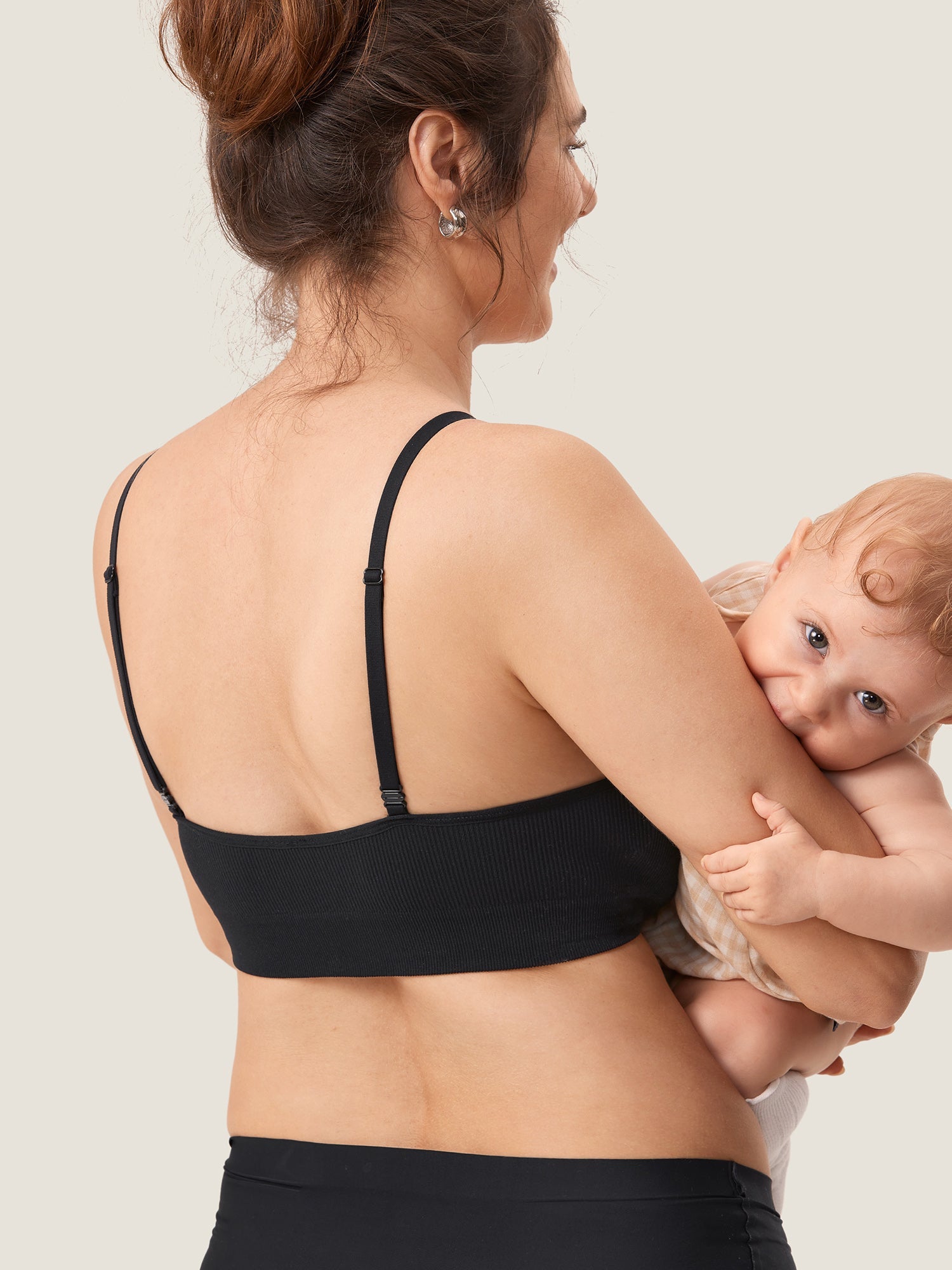 Brassière Allaitement Côtelée Confort Nuit Sans Armature