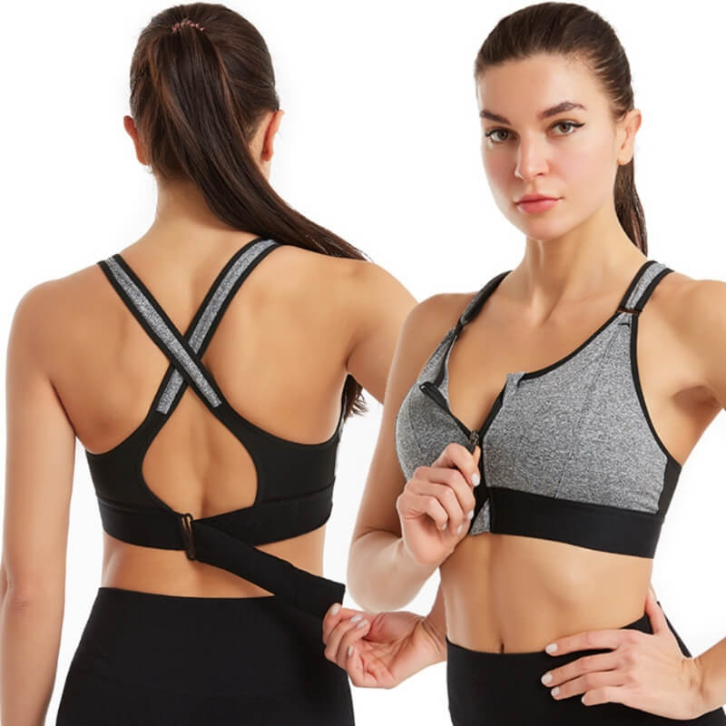 Brassière sport femme polyester bretelles réglables