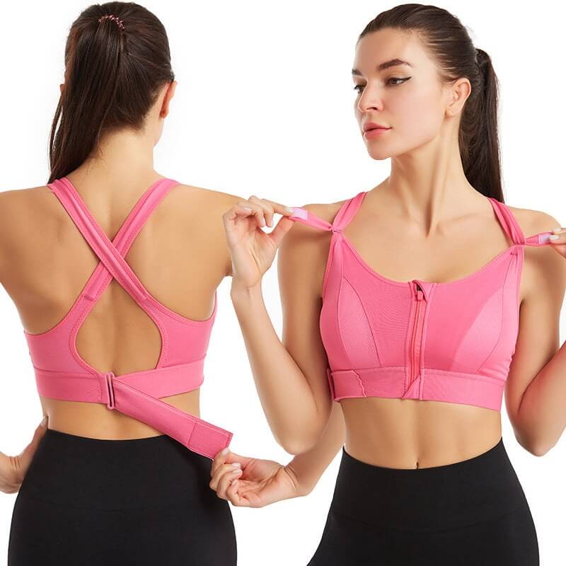 Brassière sport femme polyester bretelles réglables