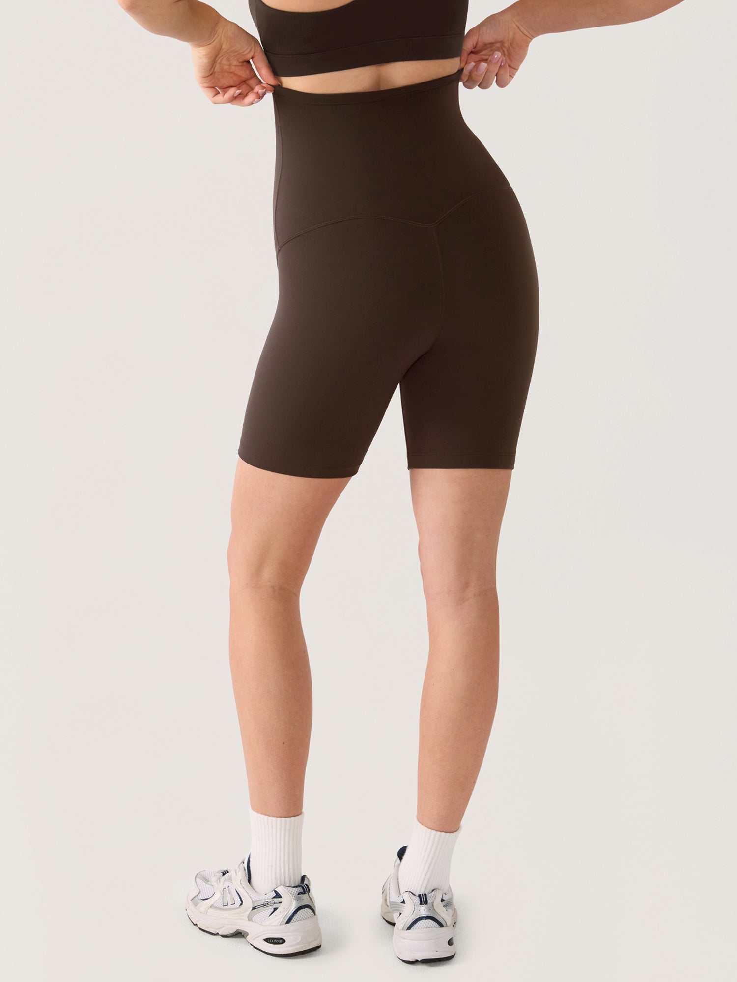 Short Maternité Femme Sans Couture Avant Taille Haute