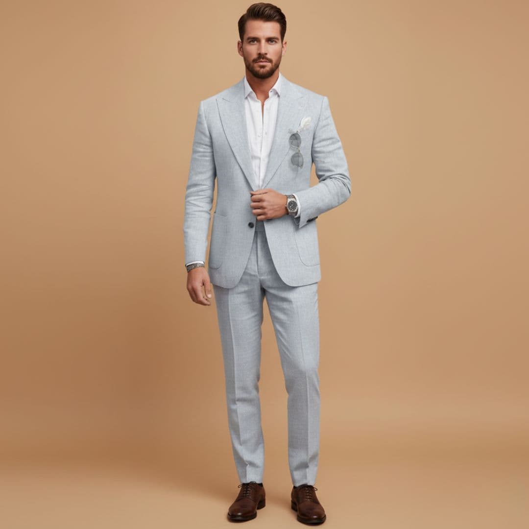 Costume homme slim | ensemble blazer revers encoche