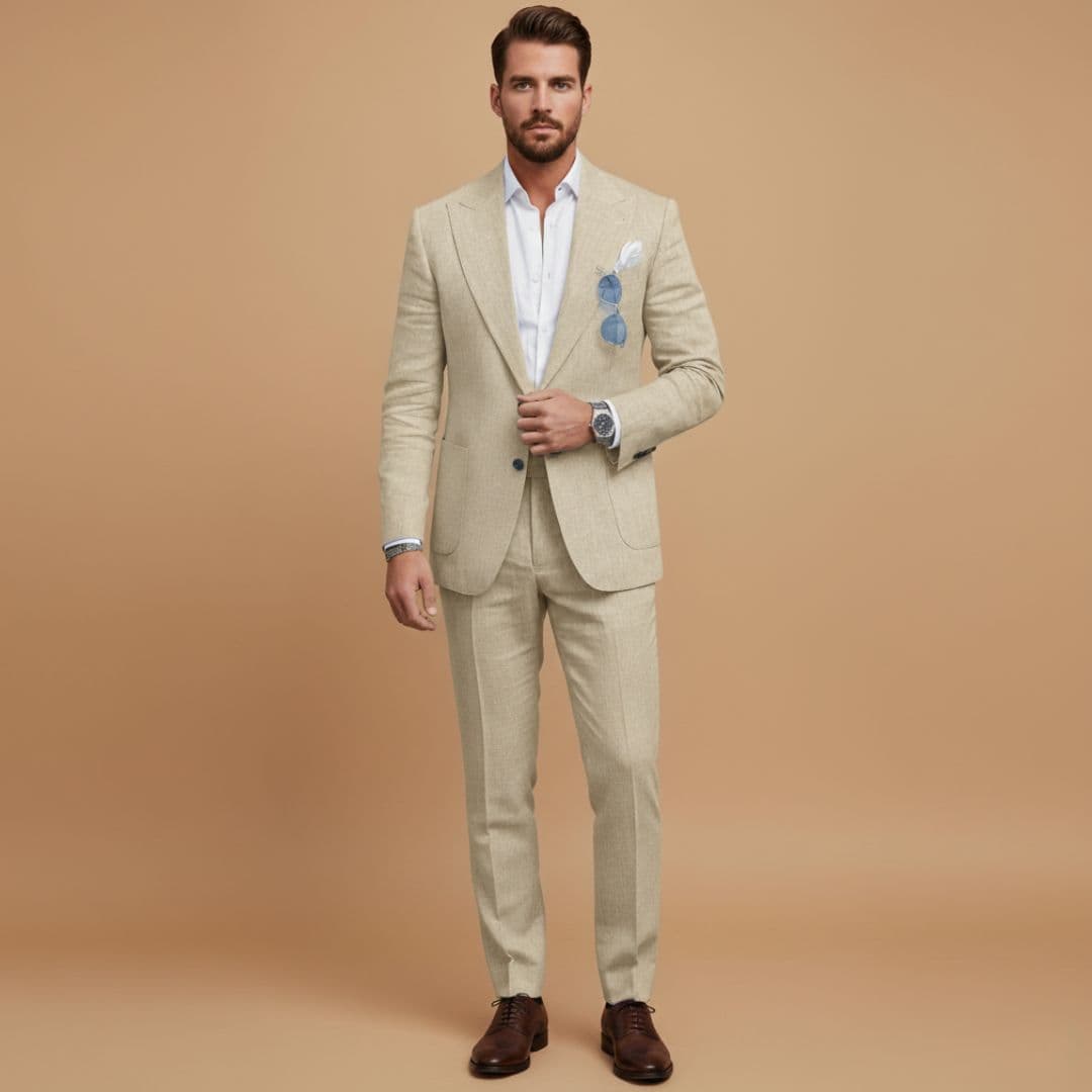 Costume homme slim | ensemble blazer revers encoche
