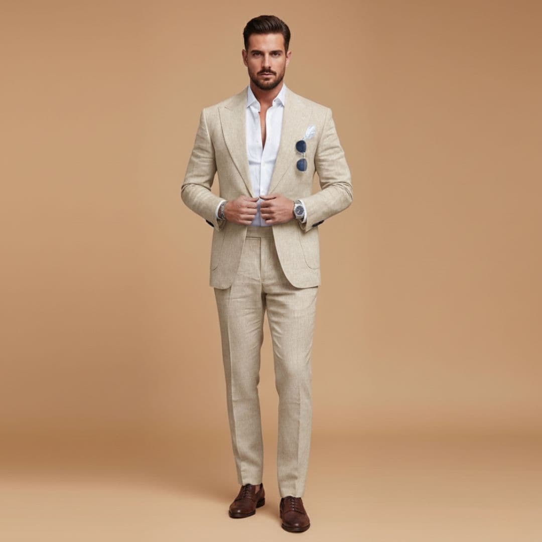 Costume homme slim | ensemble blazer revers encoche