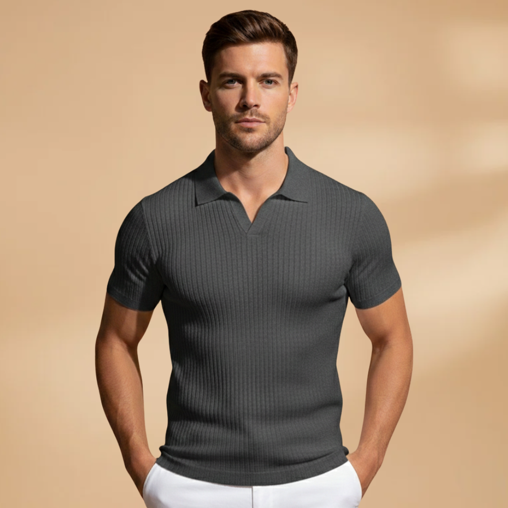 Haut polo homme | vêtement coupe slim travail