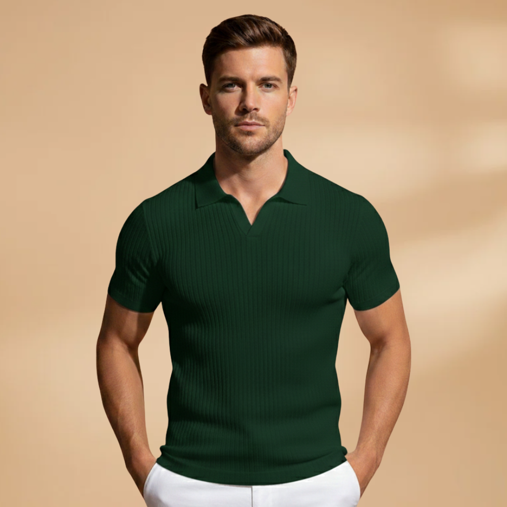 Haut polo homme | vêtement coupe slim travail