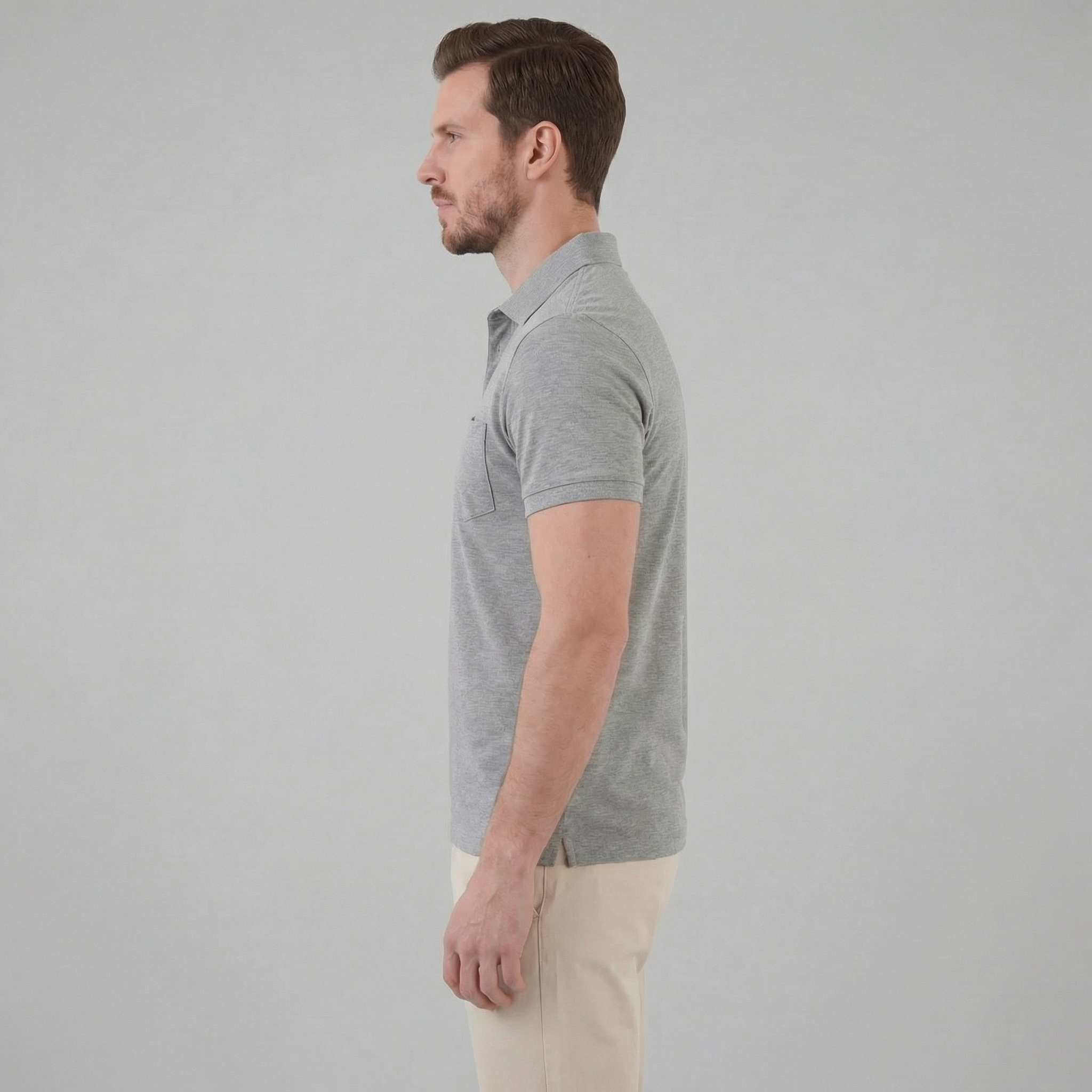 Haut polo été | vêtement maille fluide