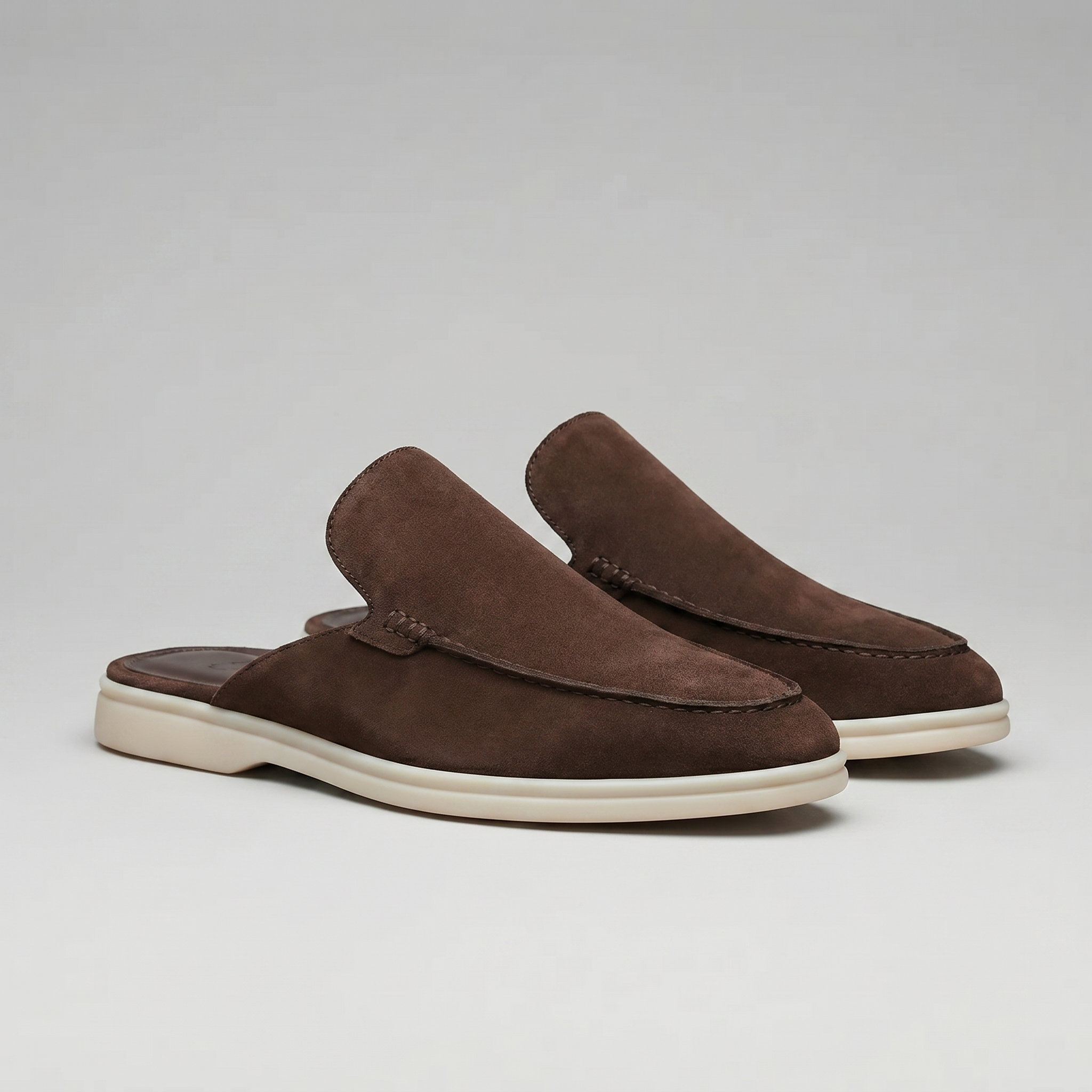 Chaussures mules homme | daim destalonné quotidien