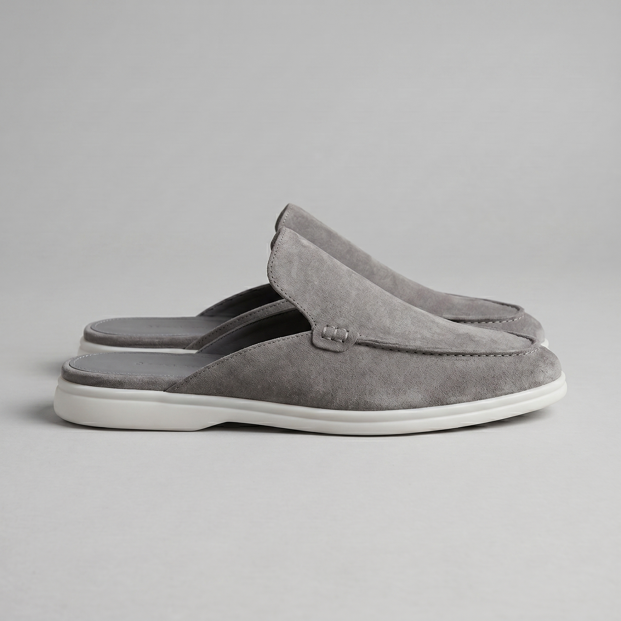 Chaussures mules homme | daim destalonné quotidien
