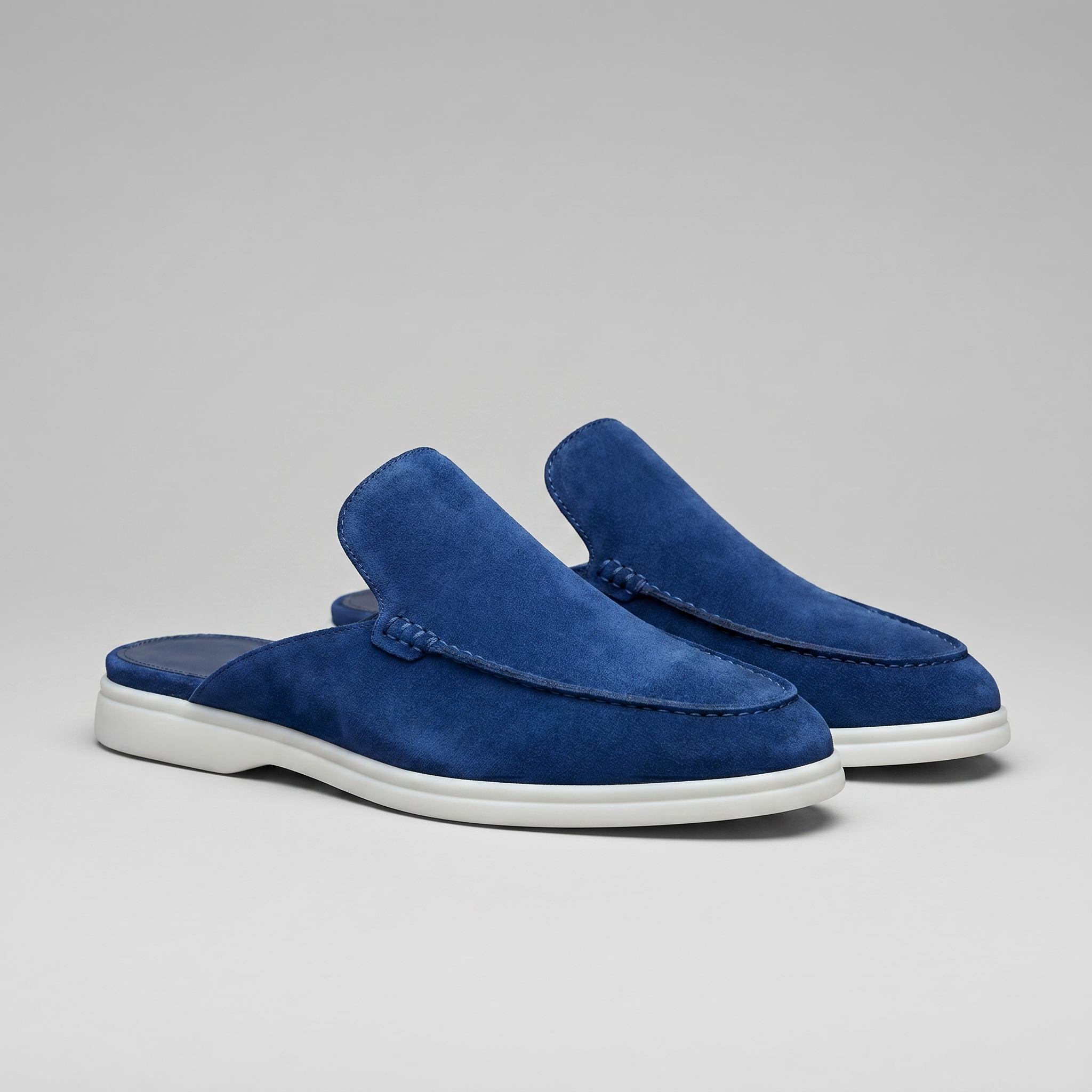 Chaussures mules homme | daim destalonné quotidien