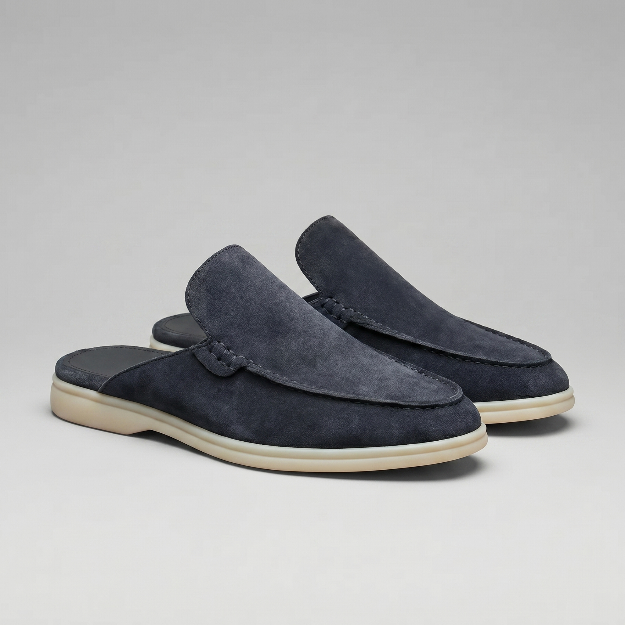 Chaussures mules homme | daim destalonné quotidien