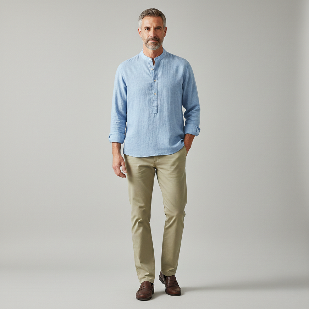 Chemise à col décontracté Kairo