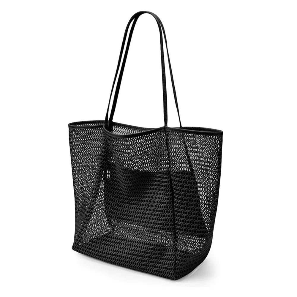 Sac de plage femme polyester grande capacité tote shopping