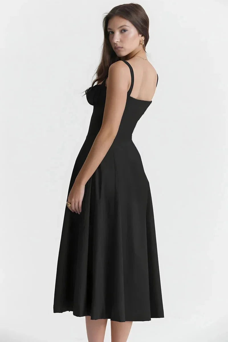 Robe Femme Corsage Nœud Imprimé Floral Printemps Été
