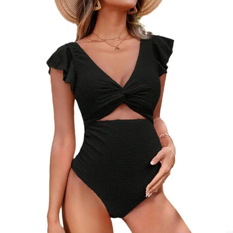Bikini maternité deux pièces volants ensemble de plage femme