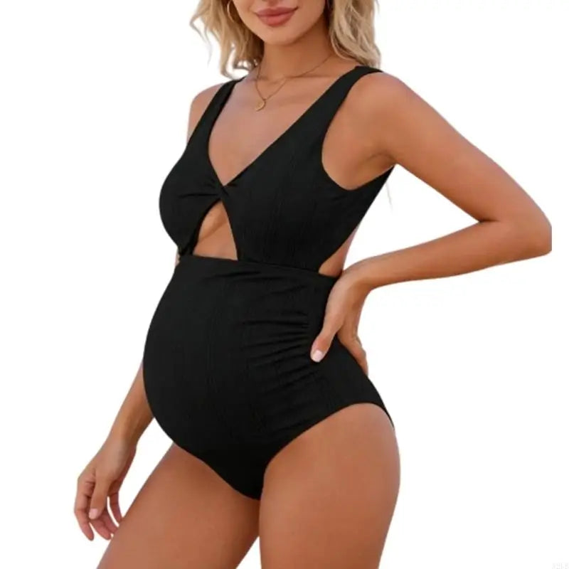 Maillot de bain maternité une pièce gainant ventre maintien