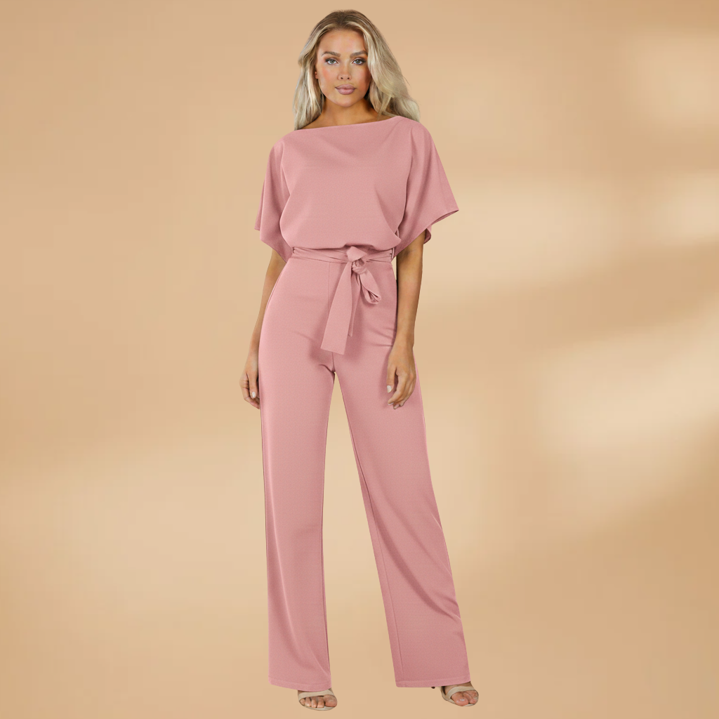 Combinaison d'été pour femme - tenue ample à jambes larges et lanière | vacances