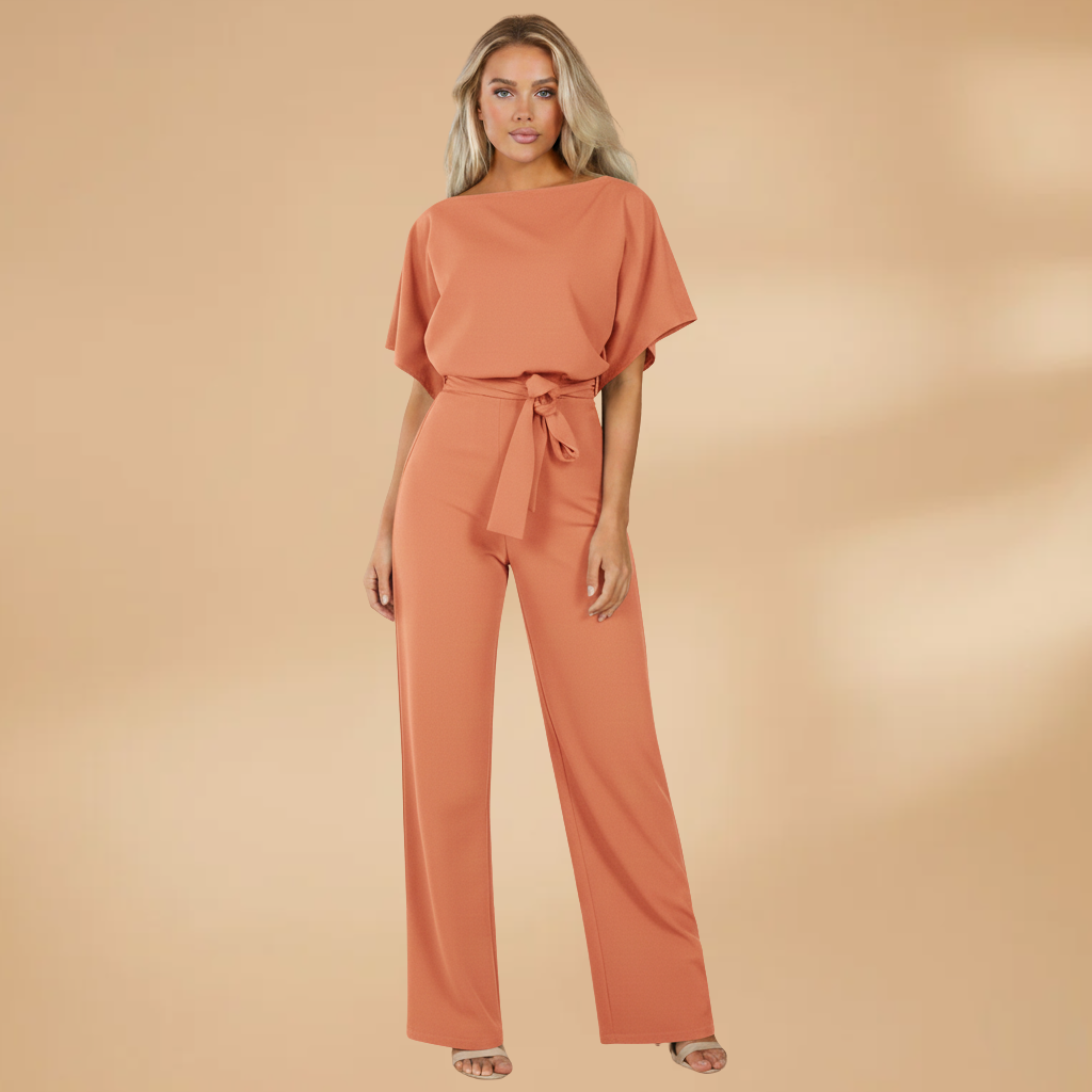 Combinaison d'été pour femme - tenue ample à jambes larges et lanière | vacances